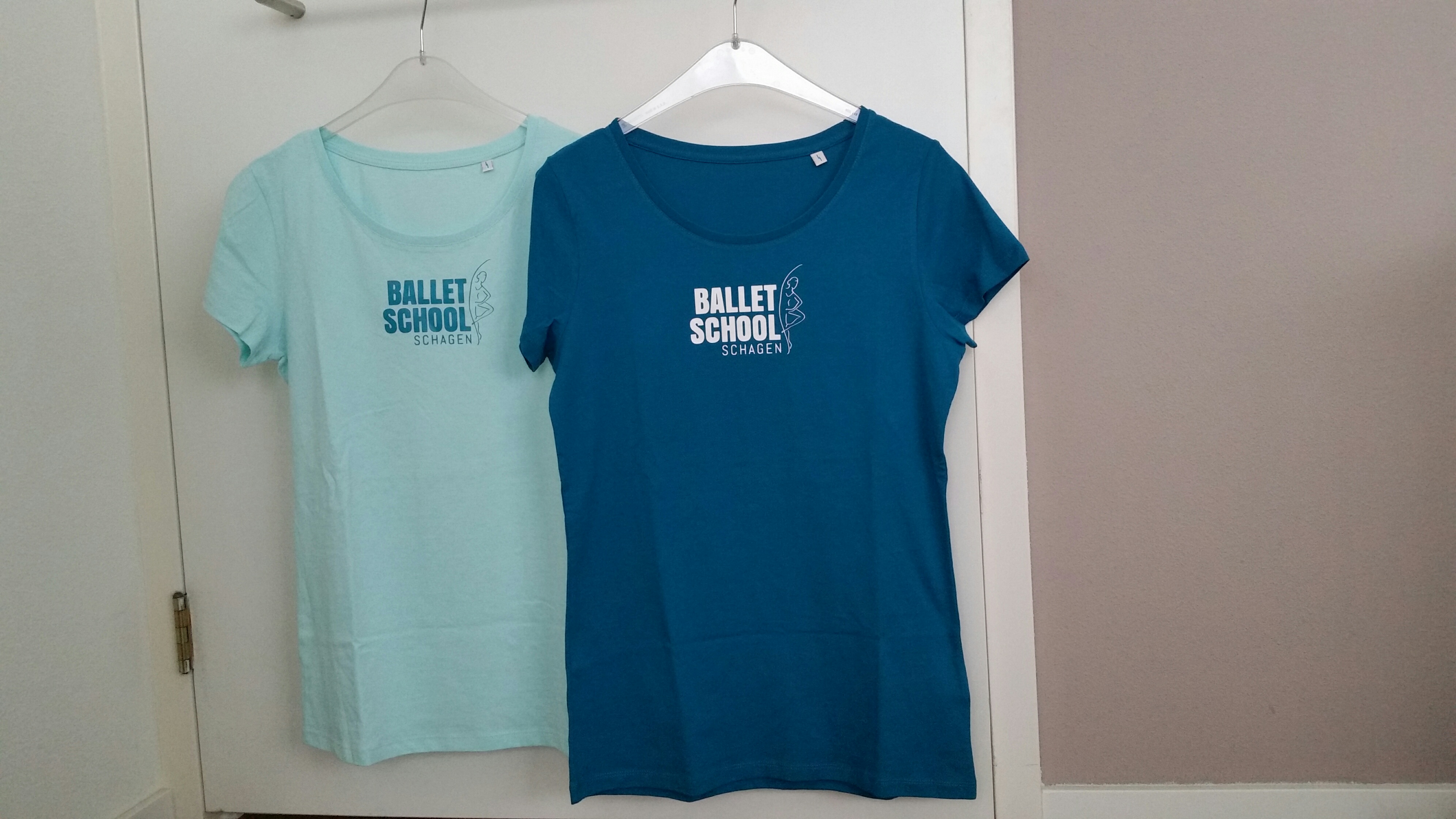 Nieuwe T-shirts van de Balletschool Schagen