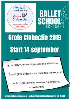 aankondiging Grote Clubactie 2019
