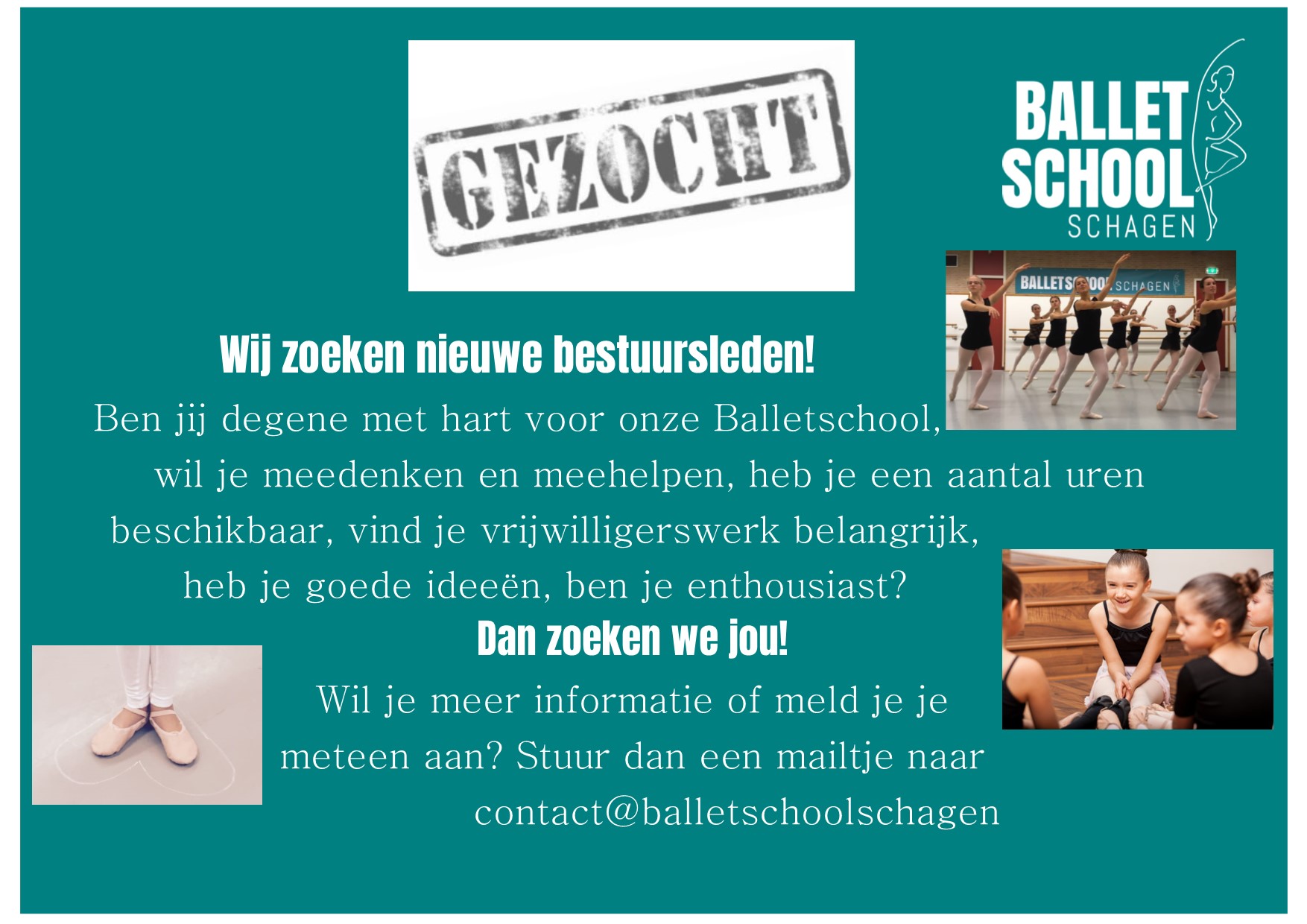 Wij zoeken nieuwe bestuursleden!