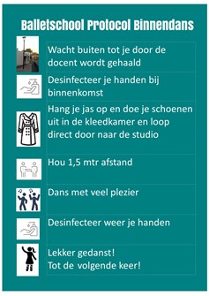 protocol balletschool leerlingen binnendans