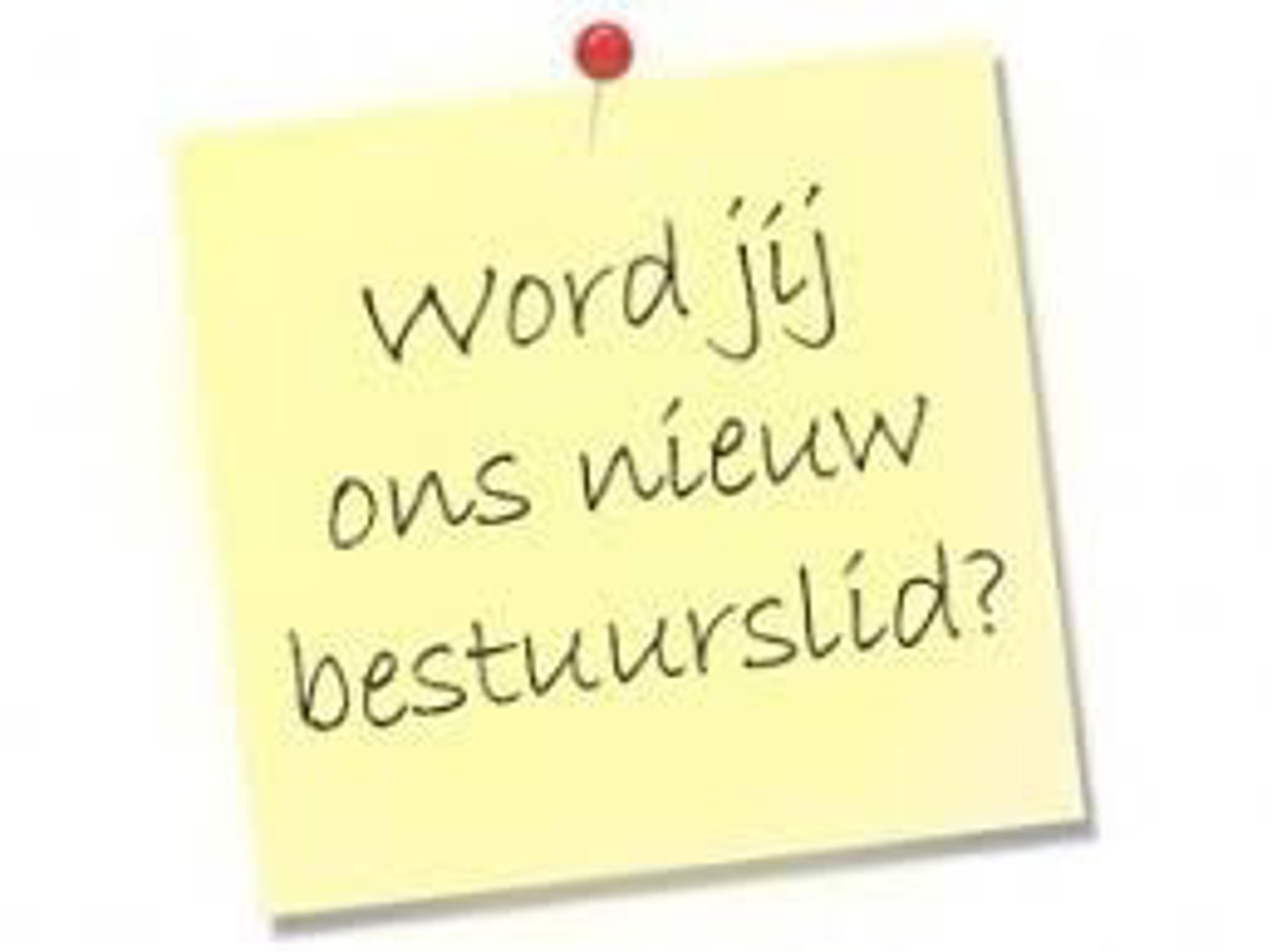 Wij zoeken een PENNINGMEESTER m/v...